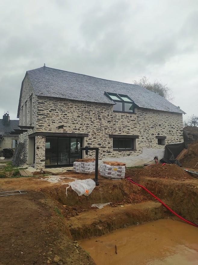 Verriere d angle en jumeau sur ardoises de correze